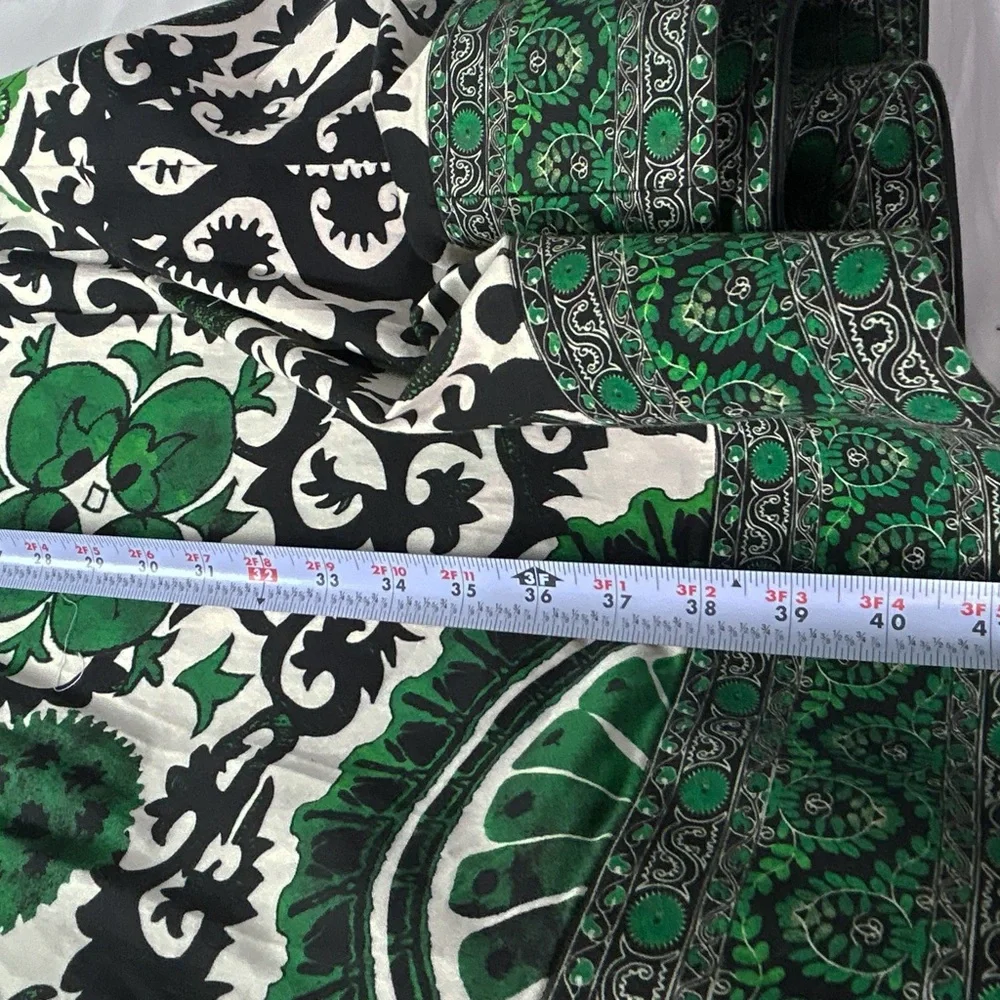 Alice & Olivia Bustier Boned Corset Maxi Dress “Guinevere” green & black size 14 - Picture 8 of 16